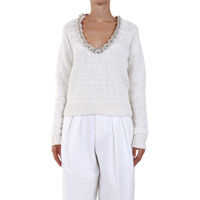 Pulovere casual Sweater With Chain Femei