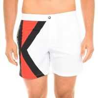 Sorturi de baie Logo Swimshorts KL19MBM02-WHITE Barbati
