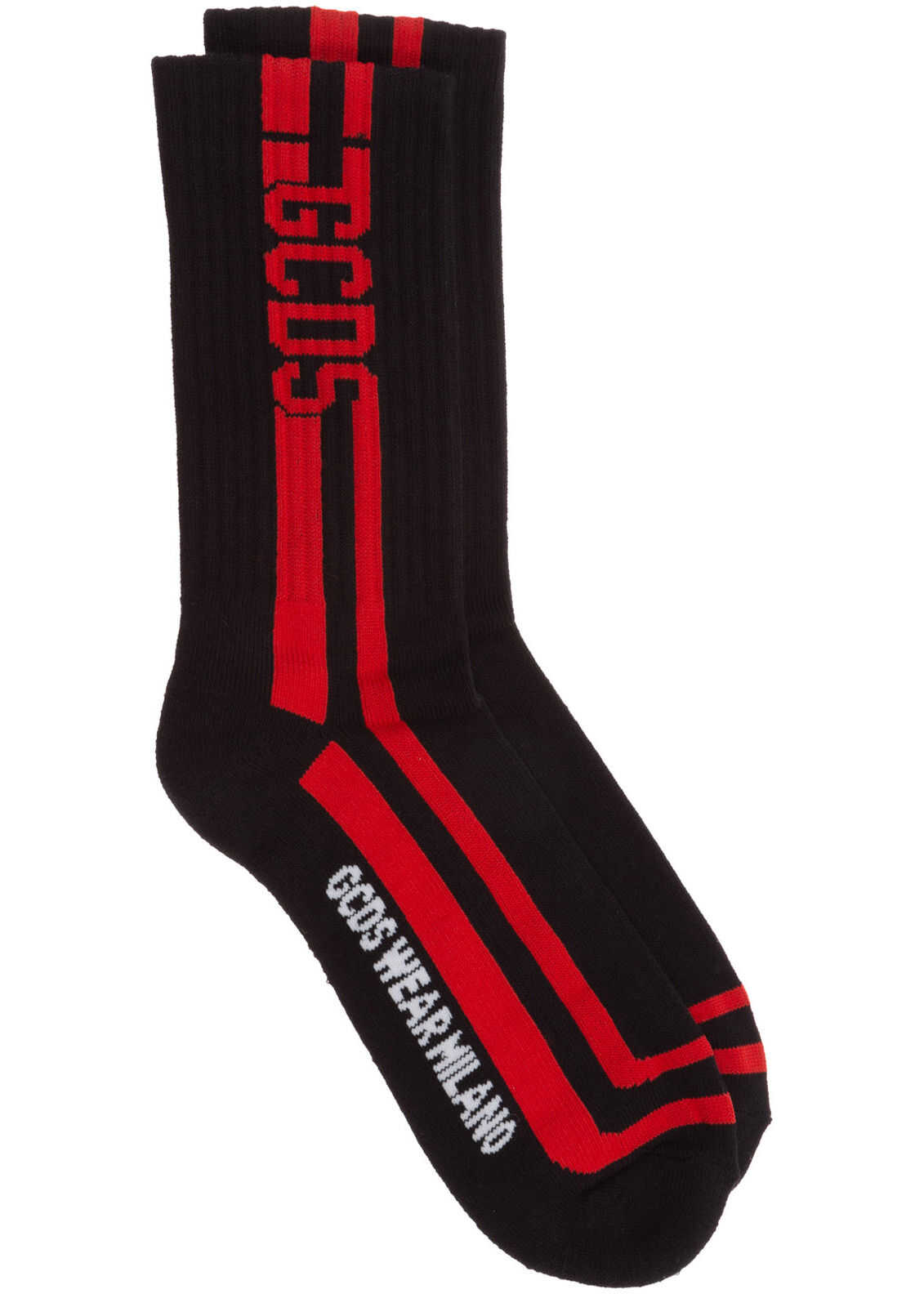 GCDS Socks Round Black