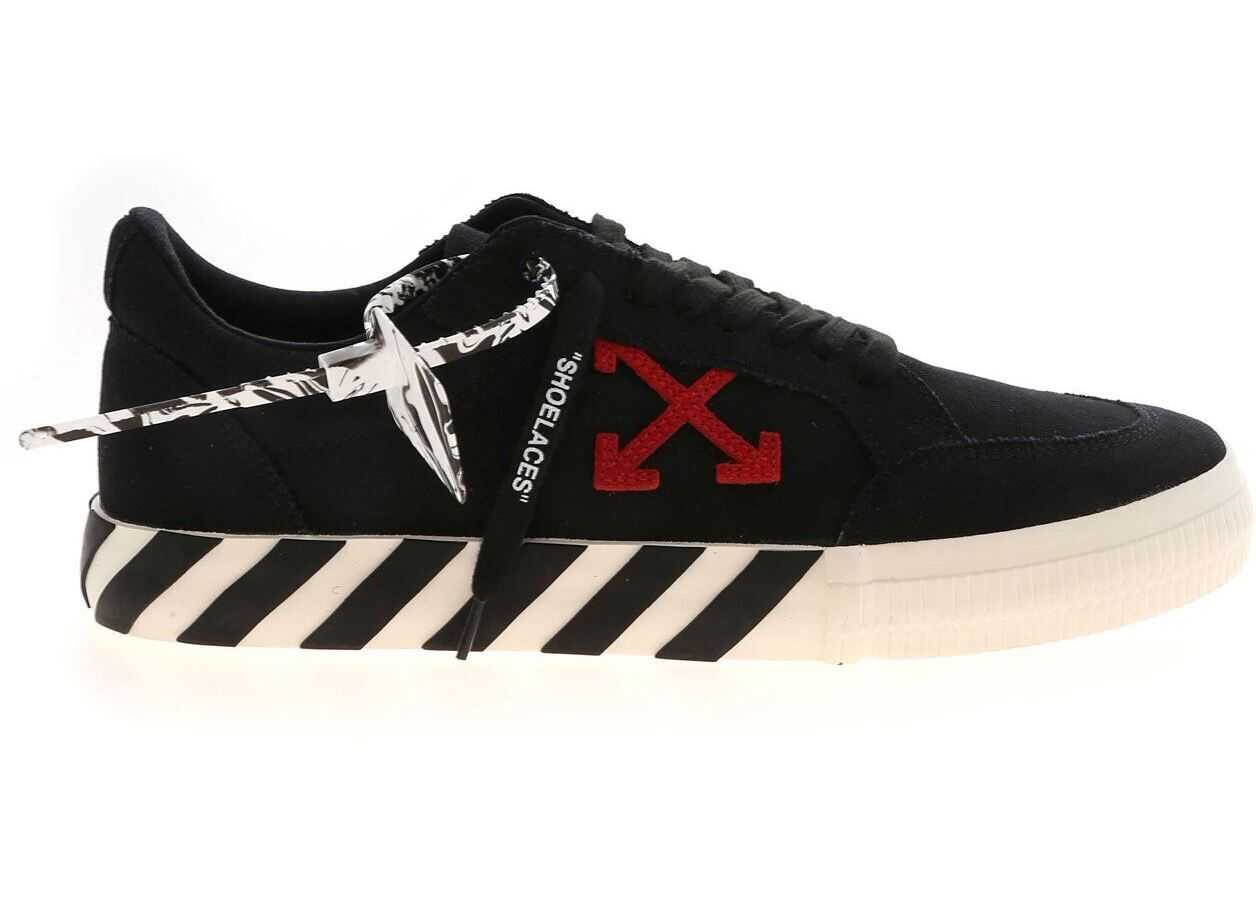 Off-White Low Vulcanized Sneakers In Black* Black