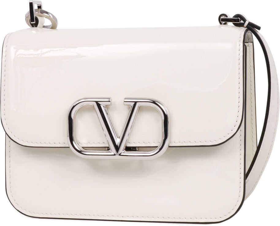 V Logo Patent Bag