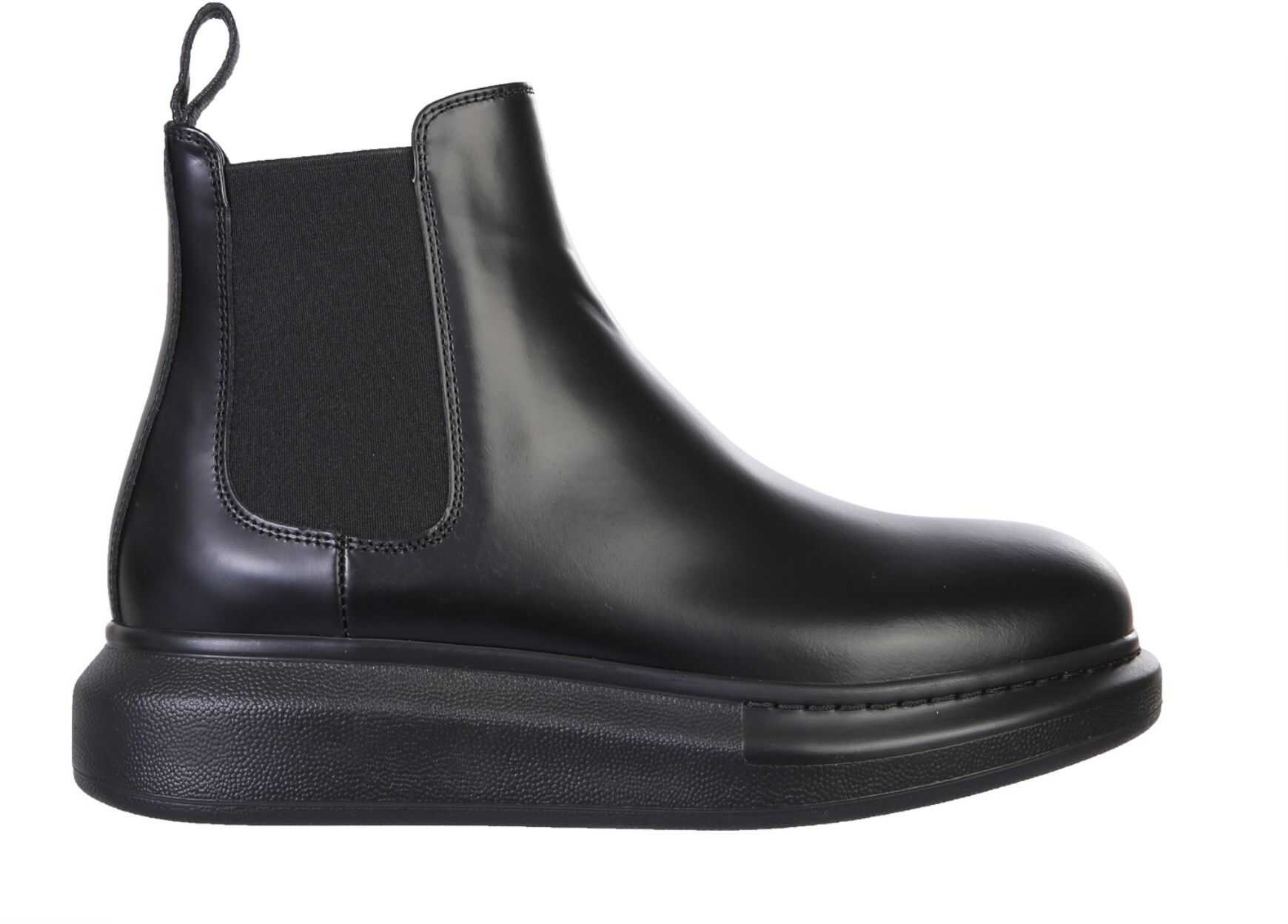 Alexander McQueen Chelsea Hybrid Boots BLACK