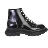 Sneakers Boots With Laces And Tread Sole Femei