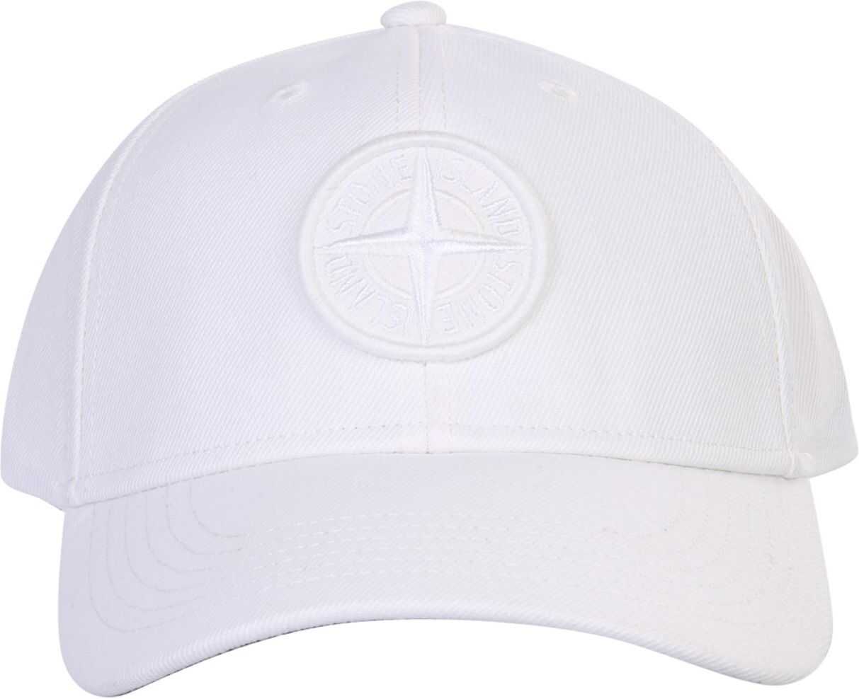 Stone Island Baseball Cap WHITE