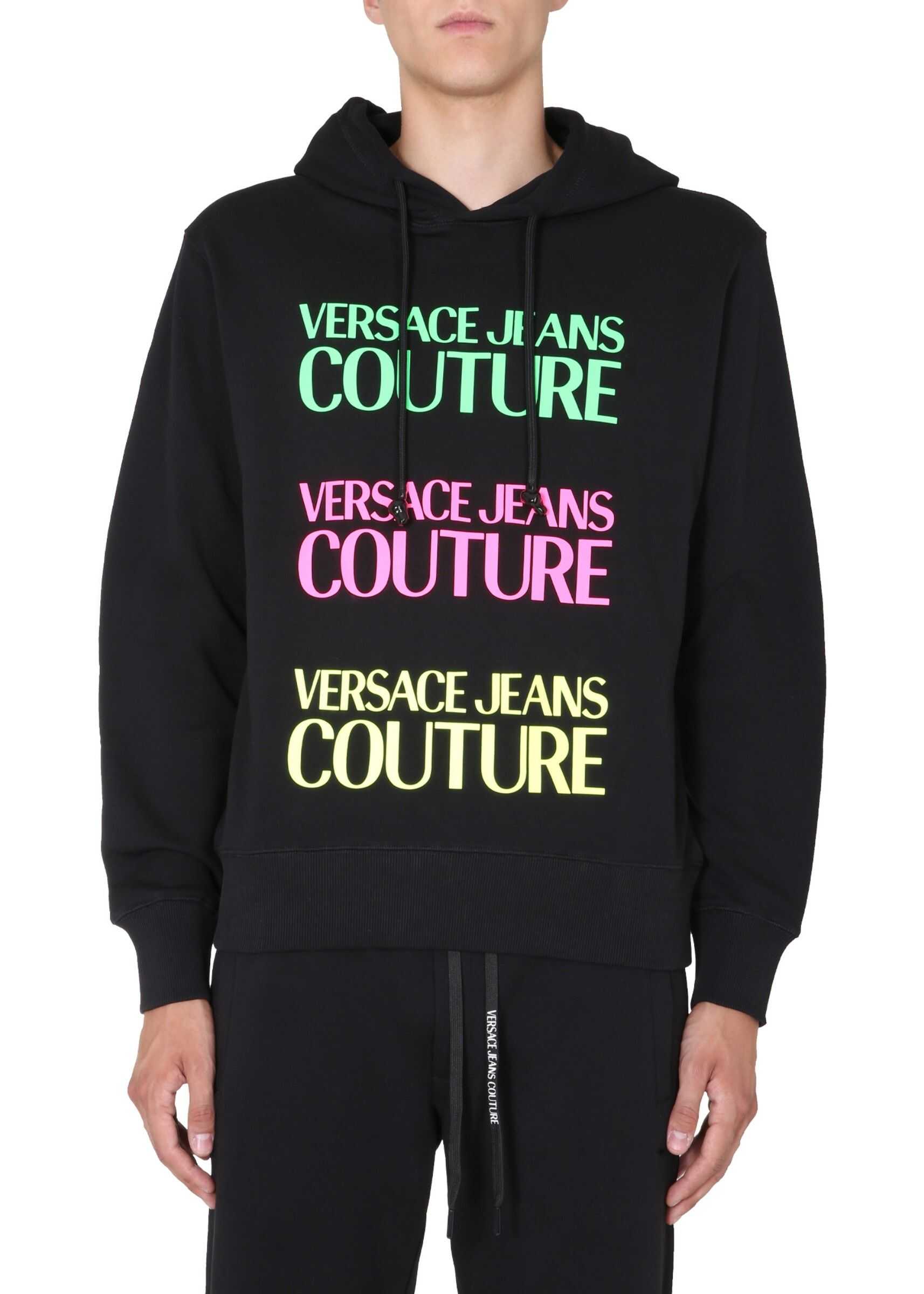 Versace Jeans Couture Crew Neck Sweatshirt B7GZA7TR_30318899 BLACK