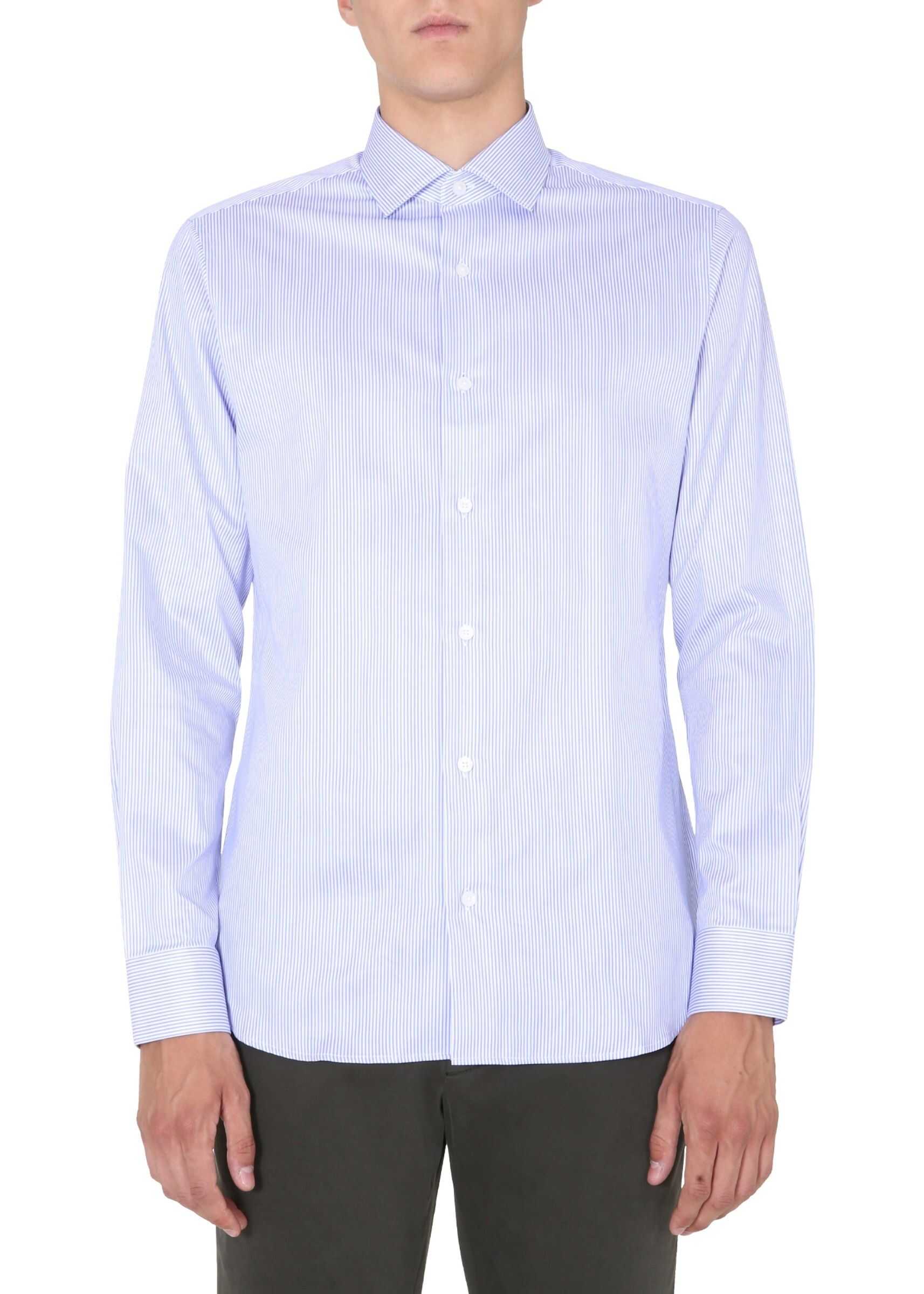 Z Zegna Slim Fit Shirt BLUE