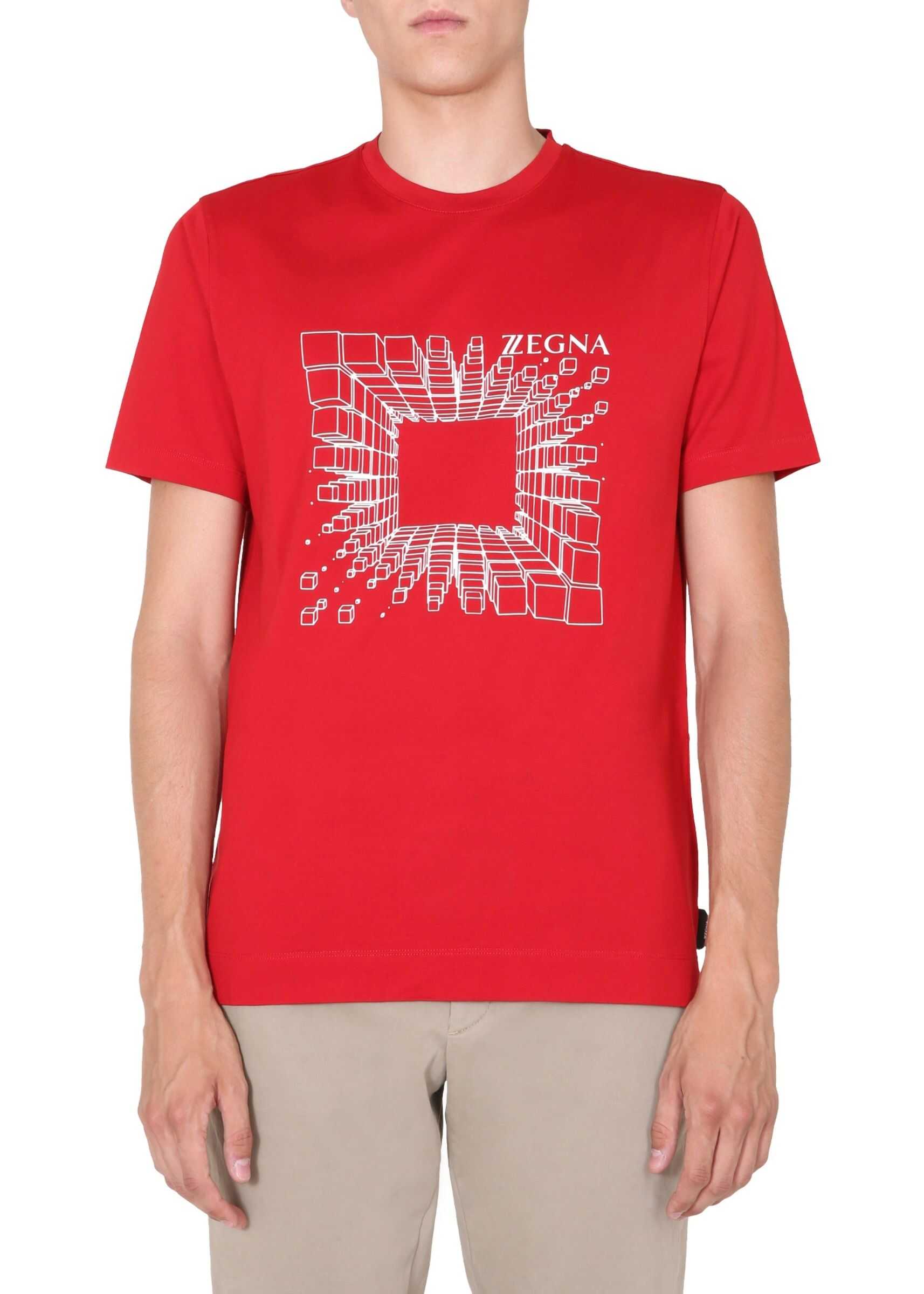 Z Zegna Slim Fit T-Shirt RED