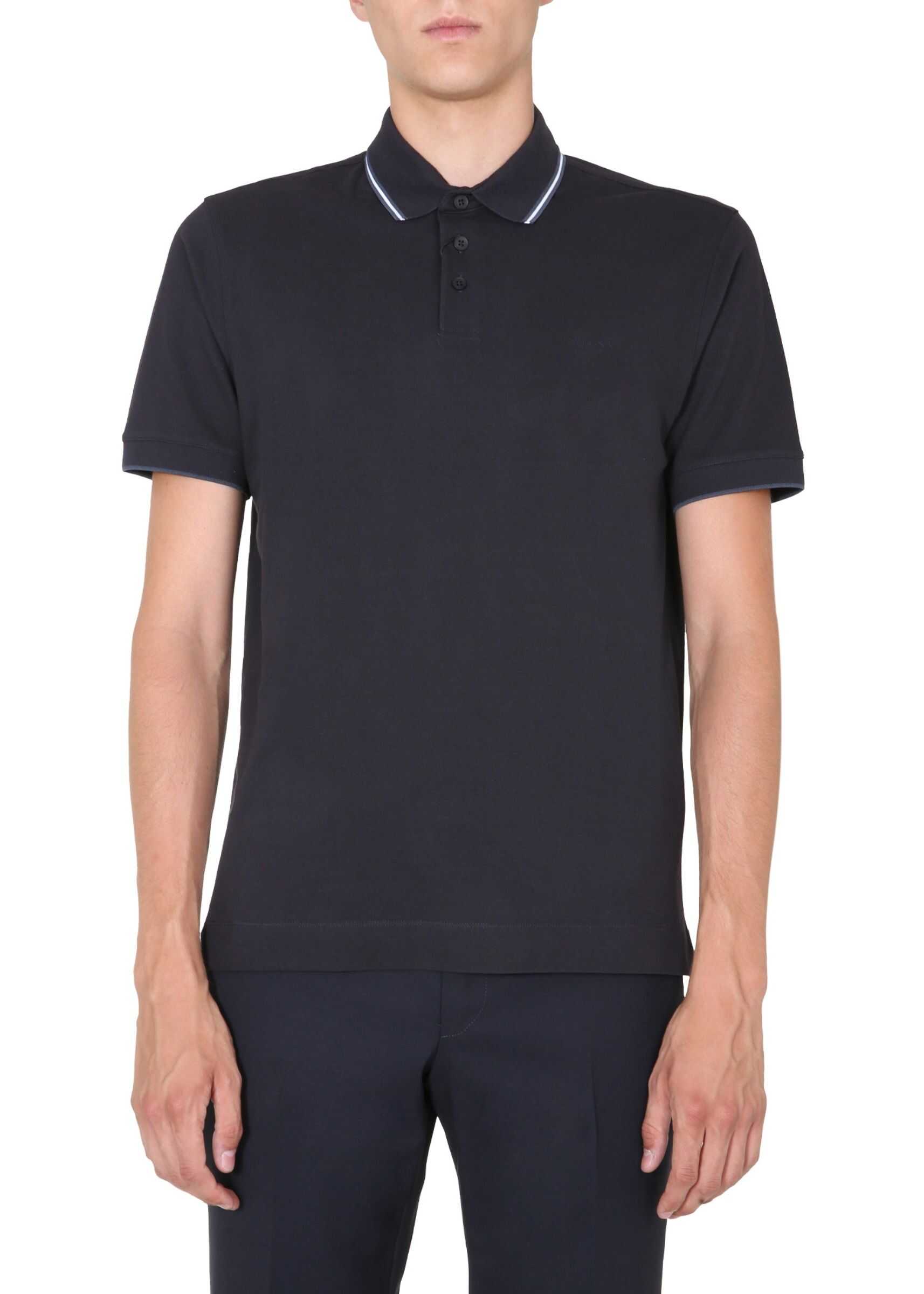 Z Zegna Polo With Logo VV360ZZ661_B09 BLUE