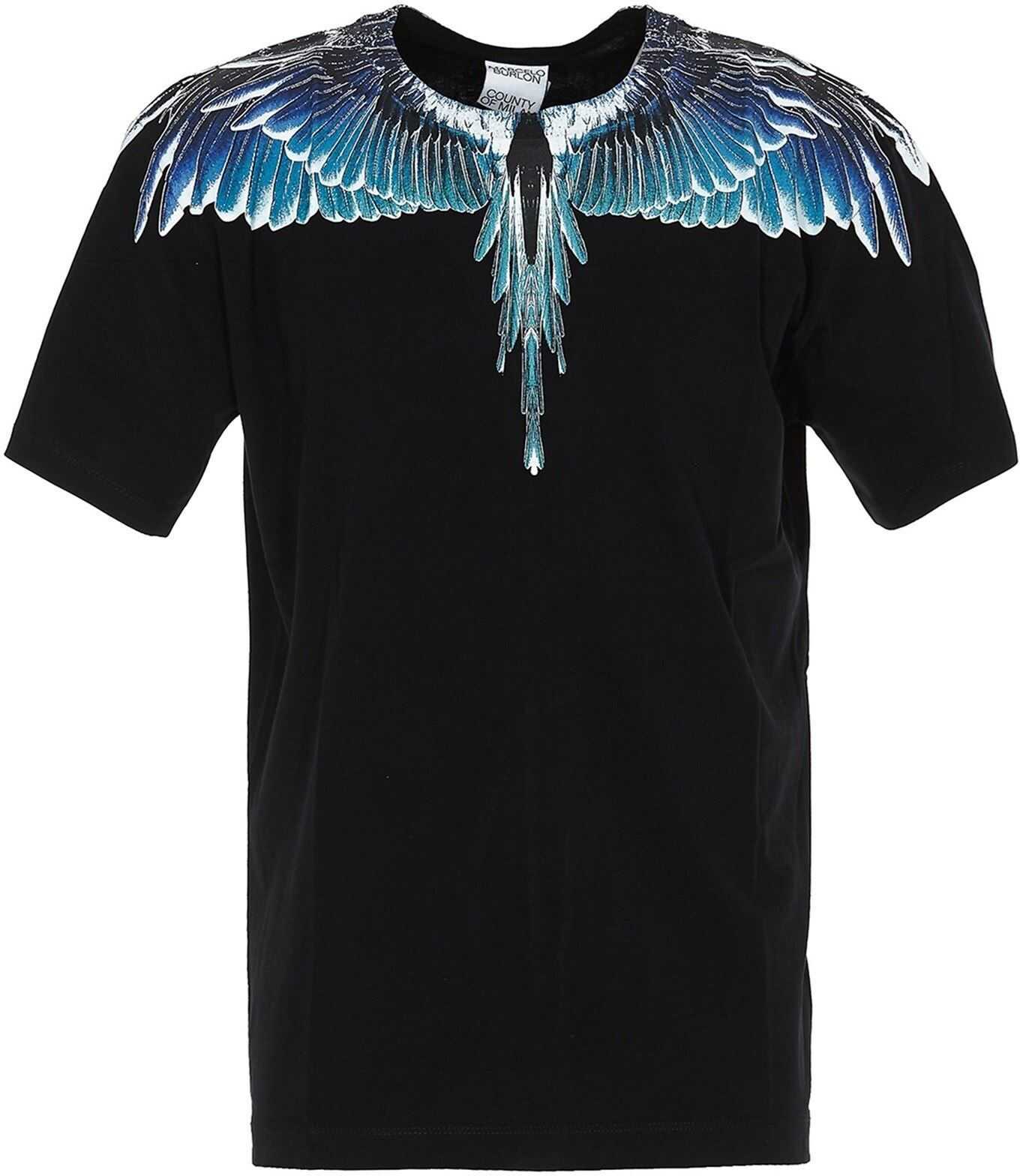 Marcelo Burlon Wings T-Shirt In Black Black