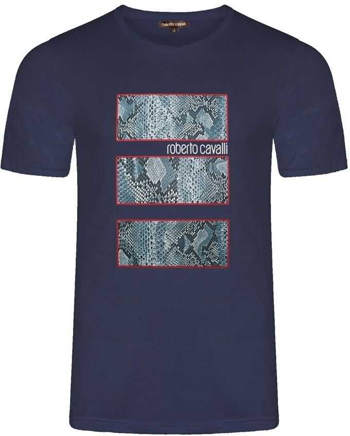 Roberto Cavalli T-shirt GST690A Blue