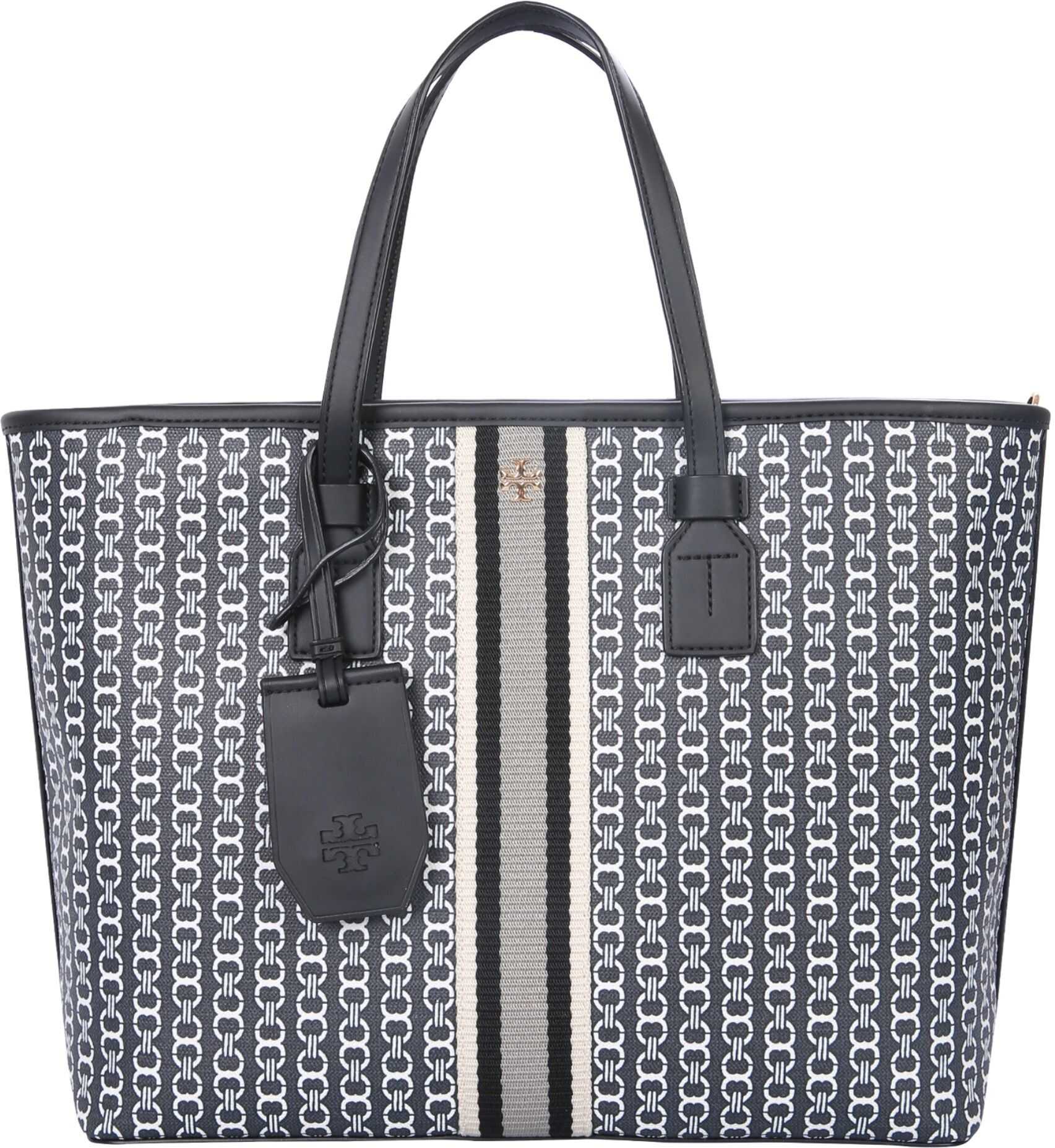 Tory Burch Gemini Link Tote Bag BLACK