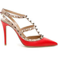 Pantofi cu toc Rockstud Slingbacks Femei