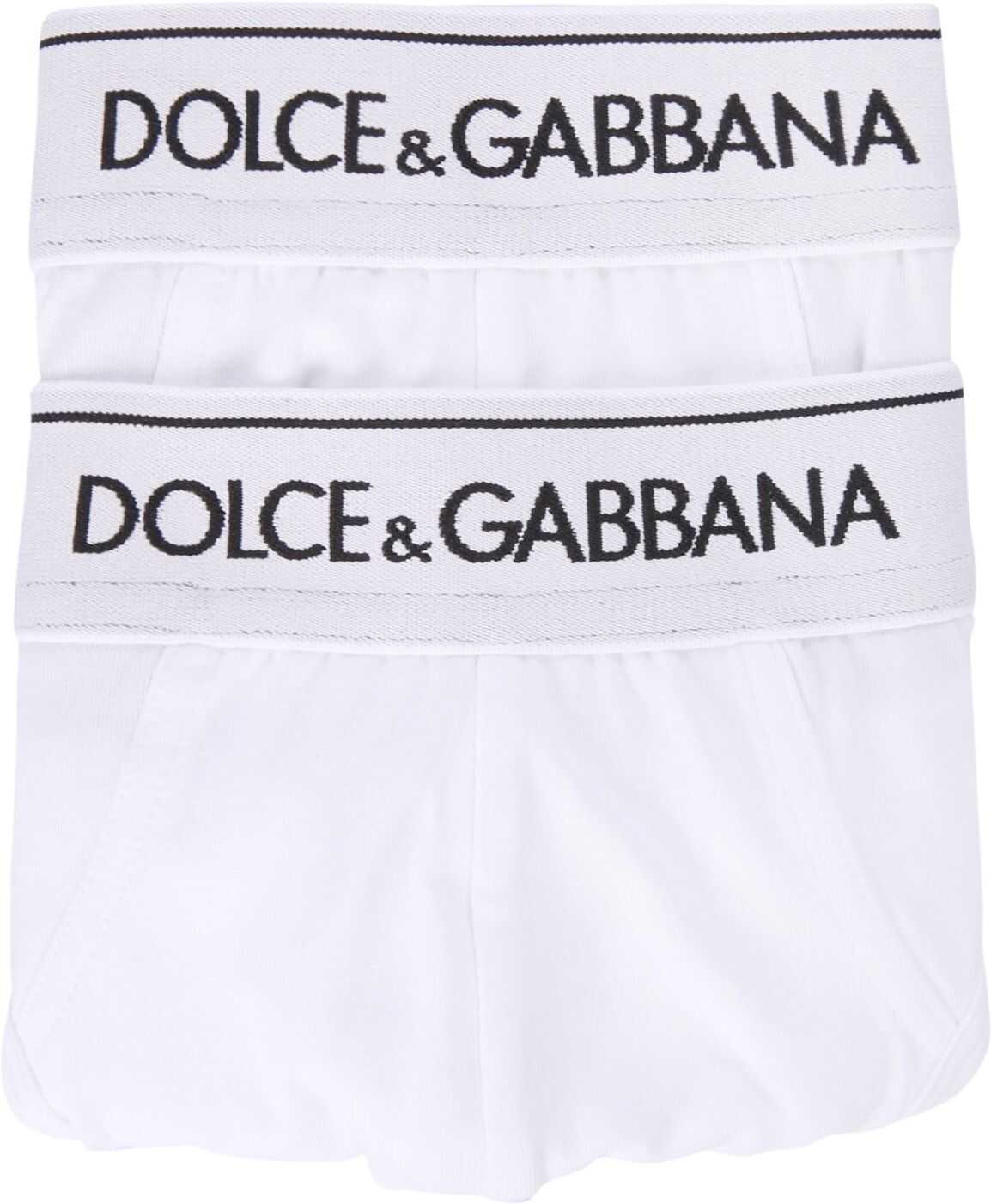 Dolce & Gabbana Pack Of Two Briefs M9C03J_FUGIWW0800 WHITE