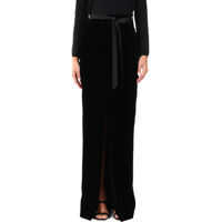 Fuste Long Velvet Skirt Femei