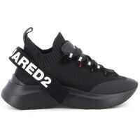 Sneakers Drilled Fabric Sock Style Sneakers In Black Femei