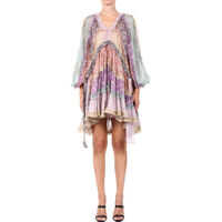 Rochii elegante Silk Dress Floral Print Femei