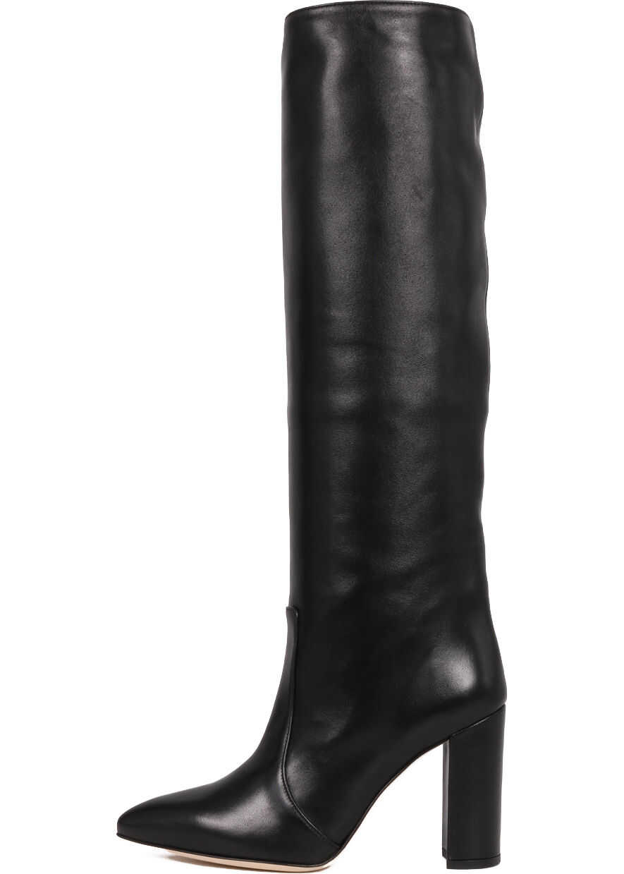 Paris Texas Knee Boots Black