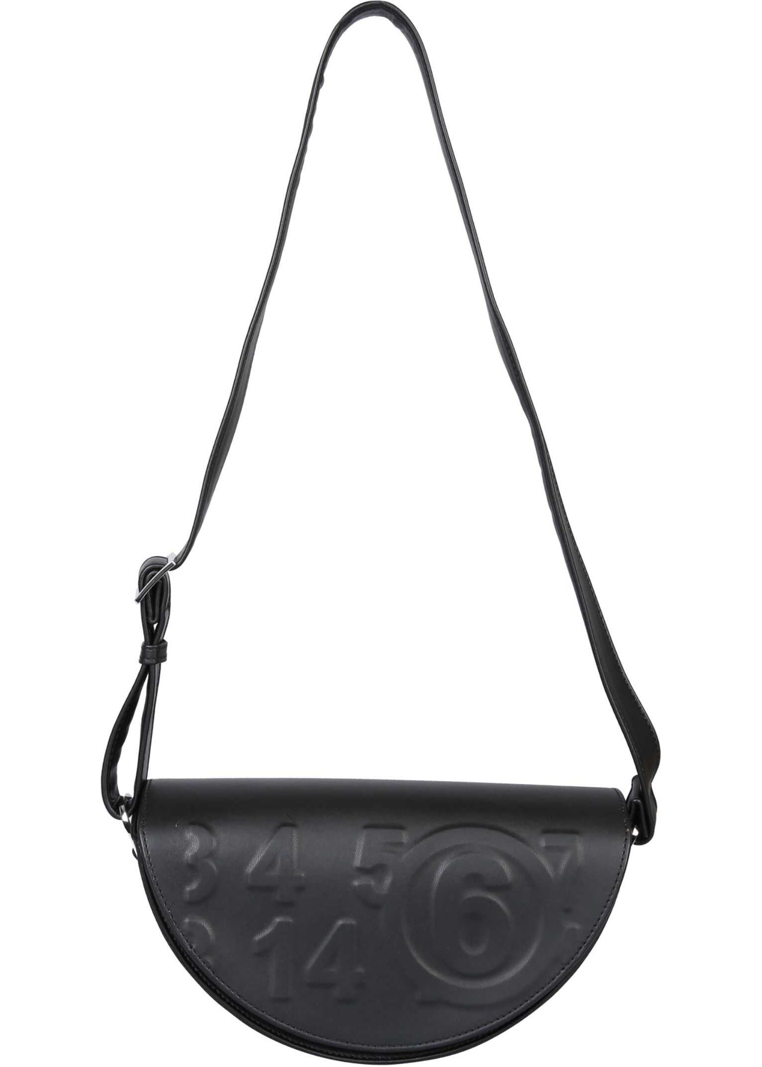 MM6 Maison Margiela Shoulder Bag With Logo BLACK