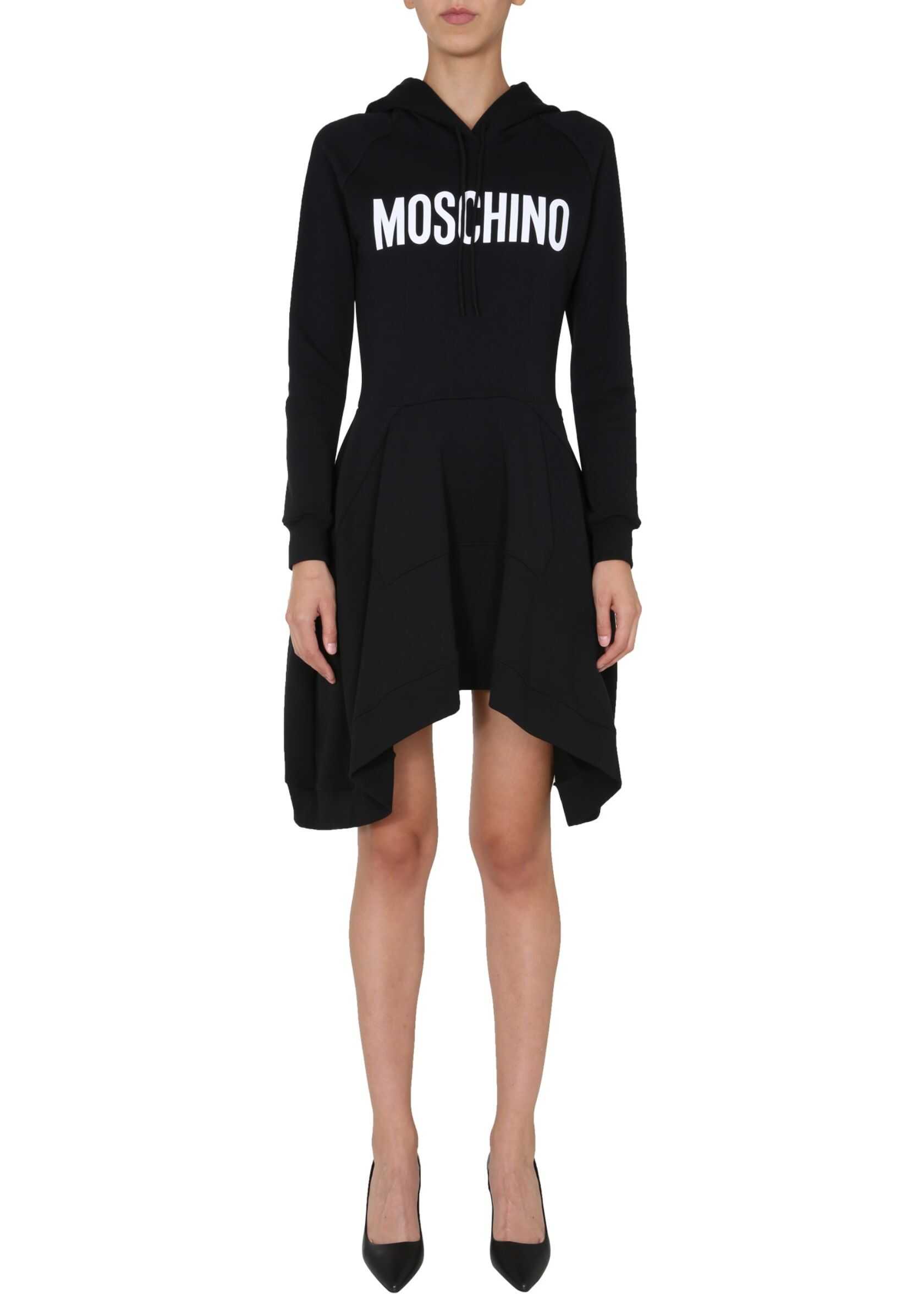 Moschino Asymmetric Dress BLACK