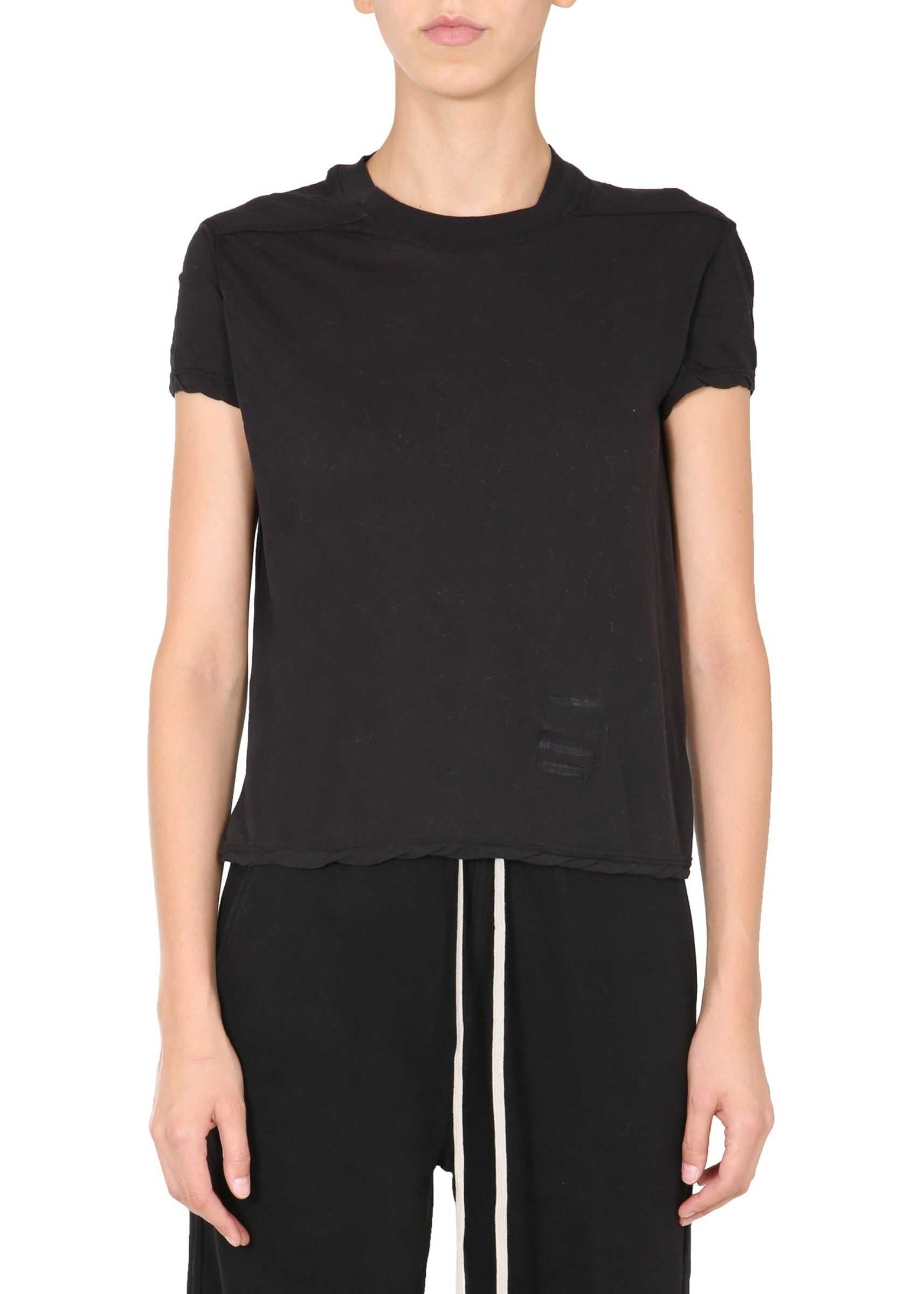 Rick Owens Crew Neck T-Shirt BLACK