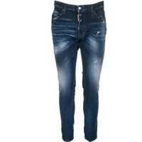 Blugi slim fit Canadian Print Jeans In Blue Barbati