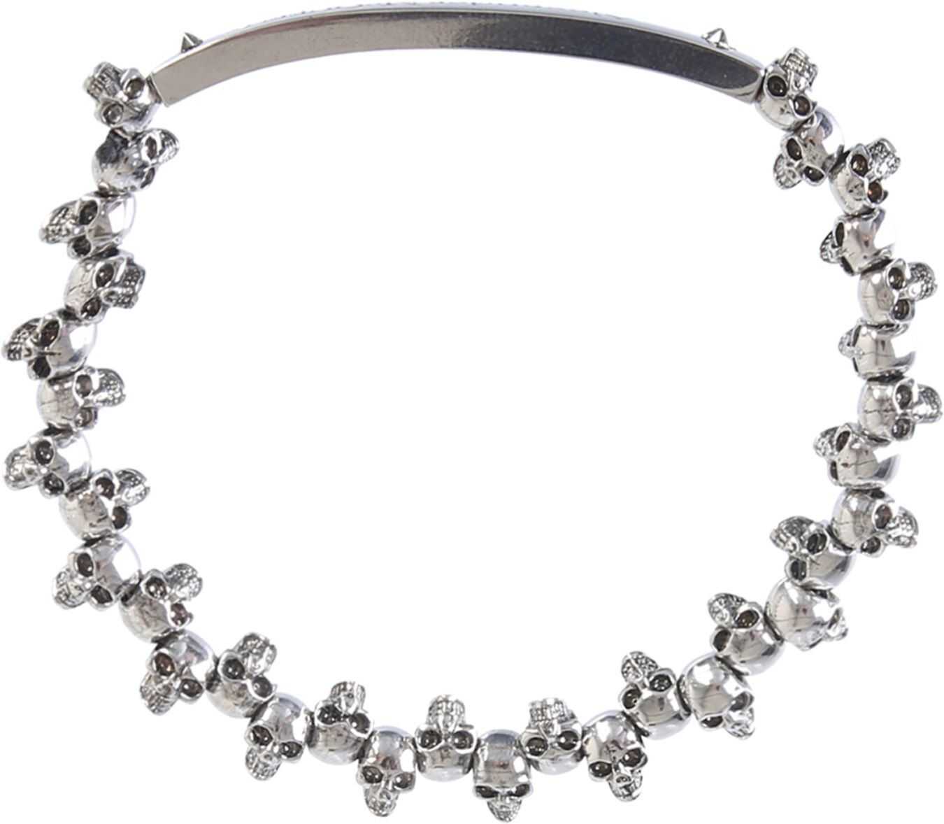 Alexander McQueen Skull Bracelet SILVER