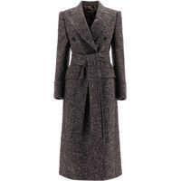 Paltoane Double-Breasted Belted Coat Femei