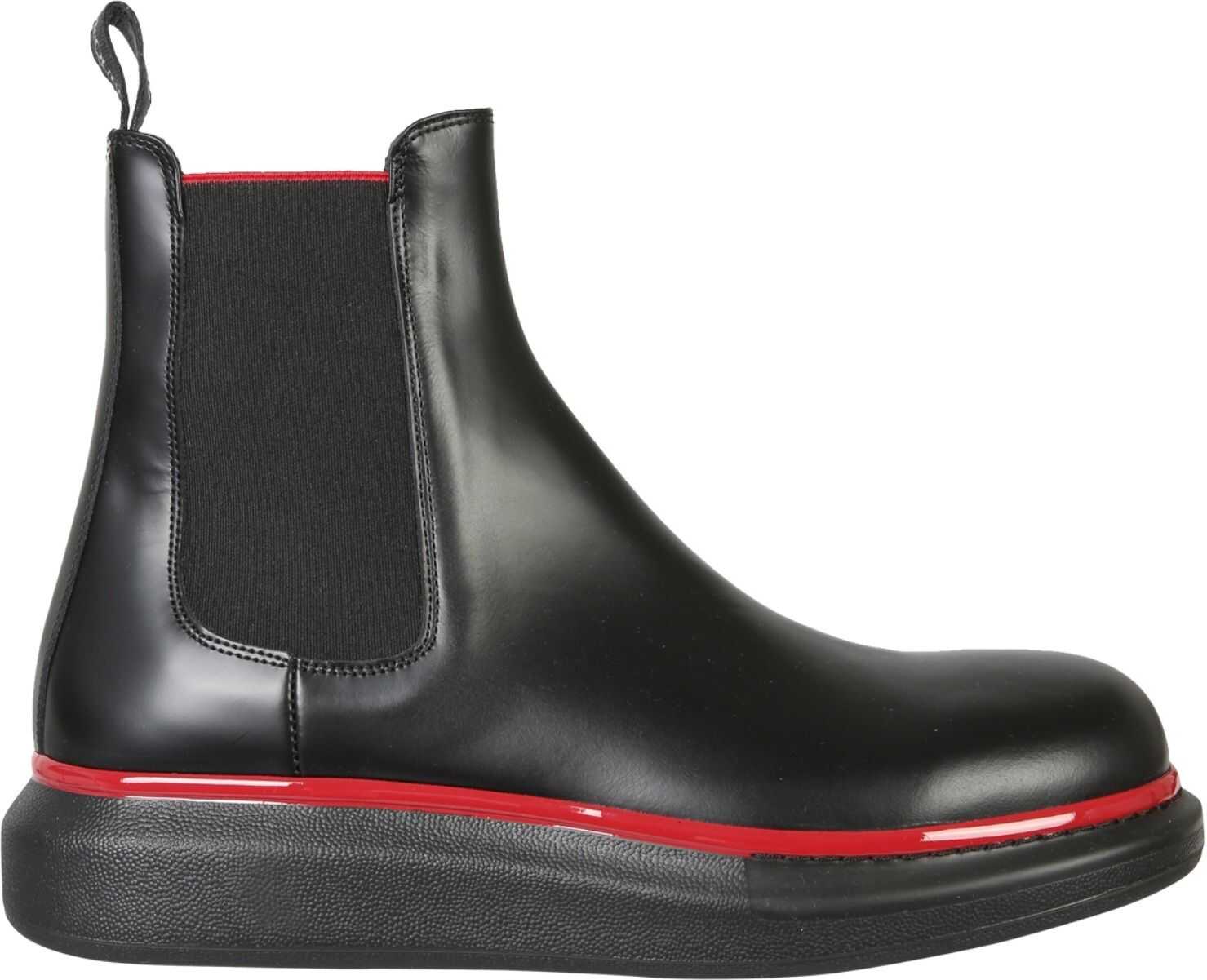 Alexander McQueen Chelsea Hybrid Boots BLACK