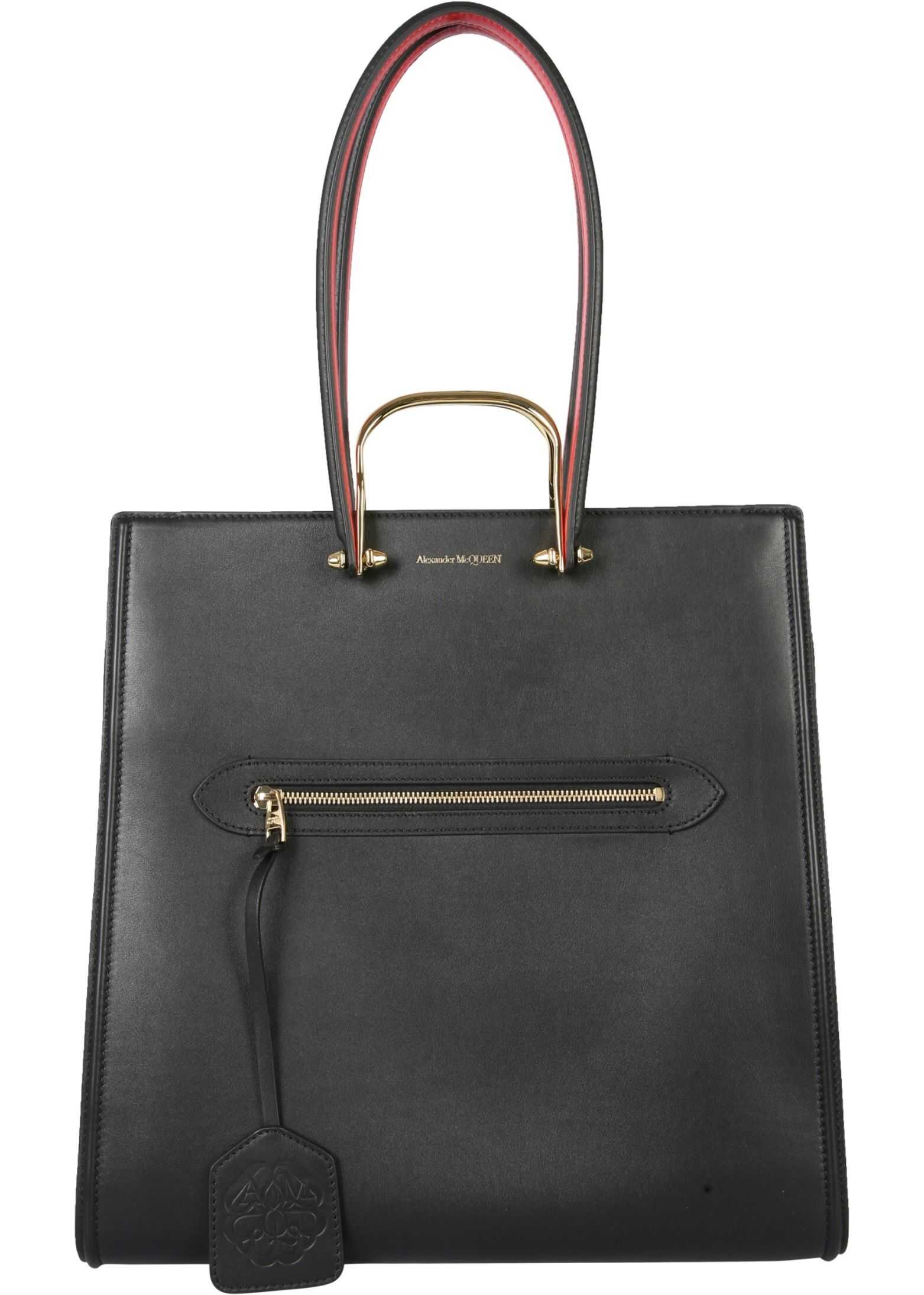 Alexander McQueen "The Tall Story" Bag BLACK