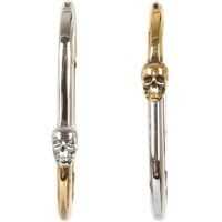 Cercei Circle Skull Earrings Femei
