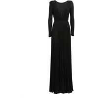 Rochii lungi Chain Detail Laminated Jersey Dress Femei