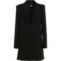 Jachete Wool Blend Coat In Black Femei