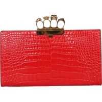 Genti mini Skull Four-Ring Flat Pouch Femei