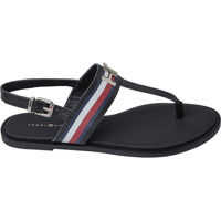 Sandale Corporate Leather Flat Sandal FW0FW04840 Femei