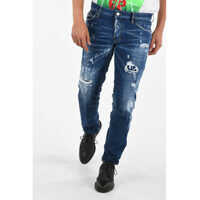 Blugi slim fit 17cm Distressed SLIM Jeans Barbati