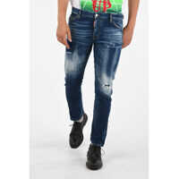 Blugi slim fit 16cm Printed SEXY TWIST Jeans Barbati