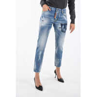 Blugi drepti Distressed BOYFRIEND Jeans Femei