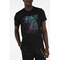 Tricouri Rhinestone Embellished Crew-Neck T-Shirt Barbati