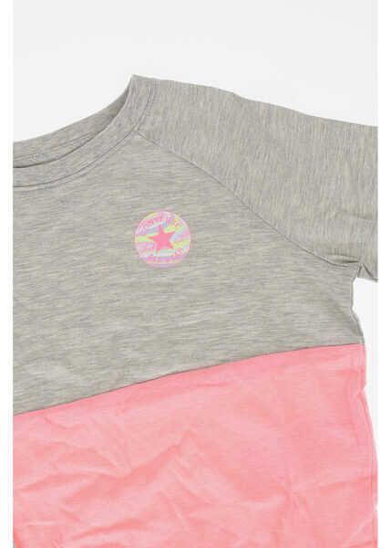 Tricouri Converse Long Sleeve T-Shirt Multicolor Baieti (BM 7890661) 2