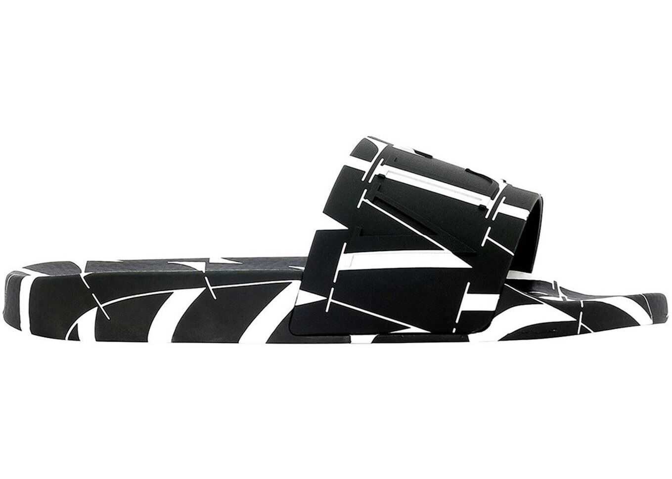 Valentino Garavani Vltn Times Slides In Black Black