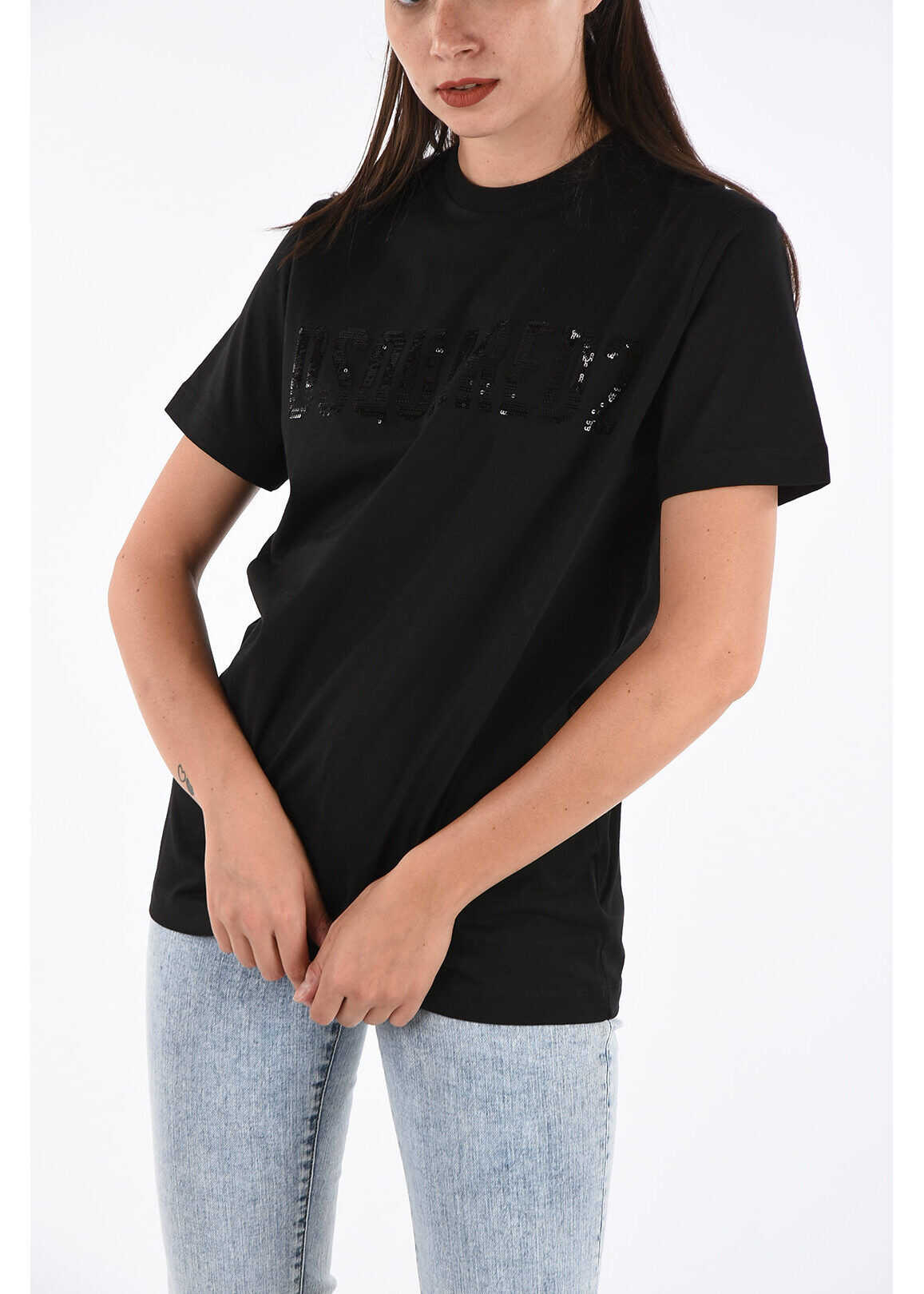 Sequined I SMOKE FIT T-shirt