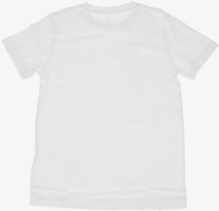 Tricouri Converse Printed T-Shirt White Baieti (BM 7892536) 3