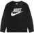 Nike Printed Crewneck Sweatshirt Black