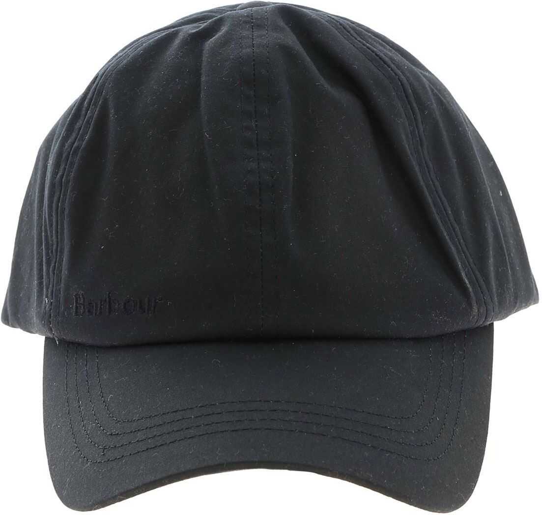 Barbour Logo Embroidery Cap In Dark Blue Blue