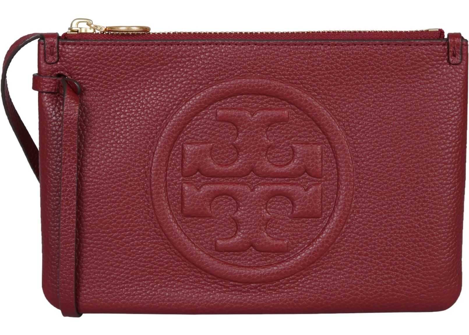 Tory Burch Perry Bombe Clutch RED