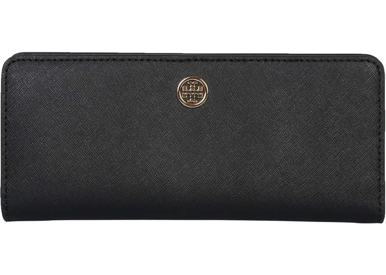 Tory Burch Robinson Wallet BLACK