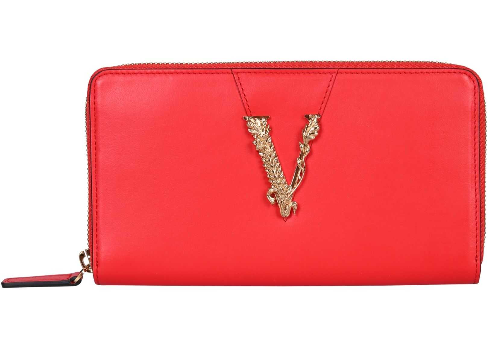 Versace Virtus Wallet RED