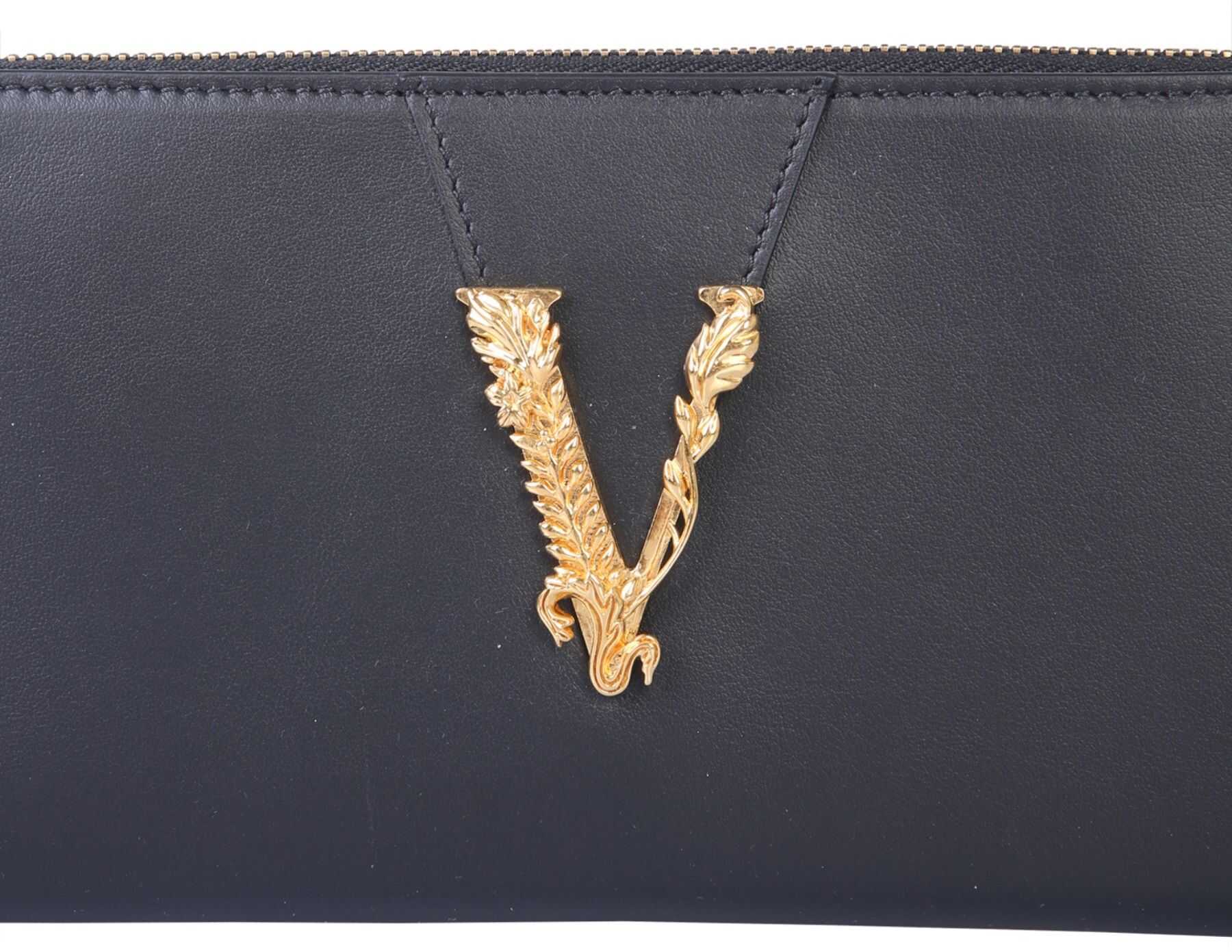 Versace Virtus Wallet BLACK