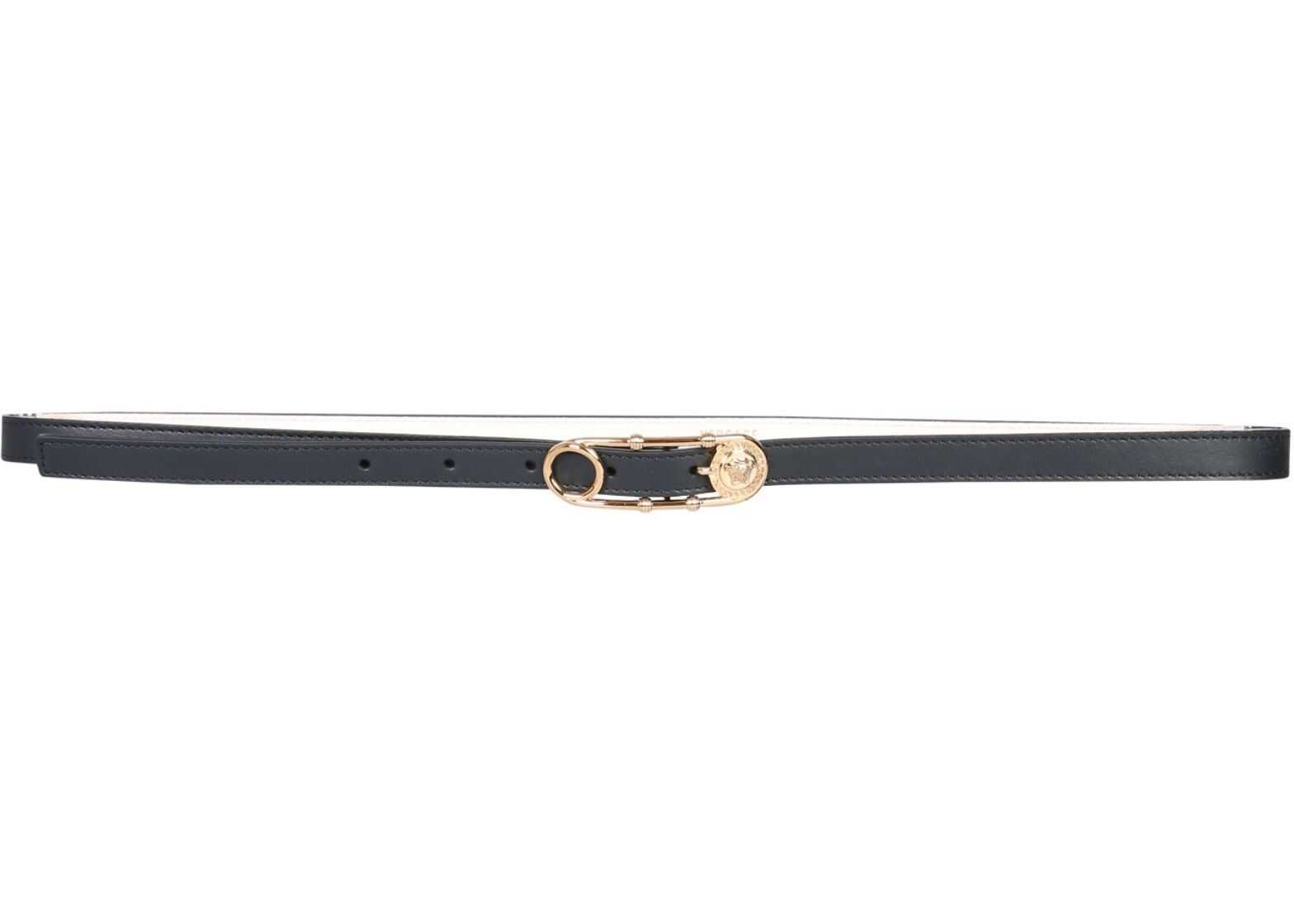 Versace Safety Pin Belt BLACK