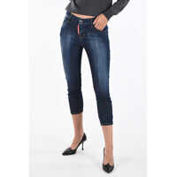 Blugi drepti Stretch Denim COOL GIRL CROPPED Jeans Femei
